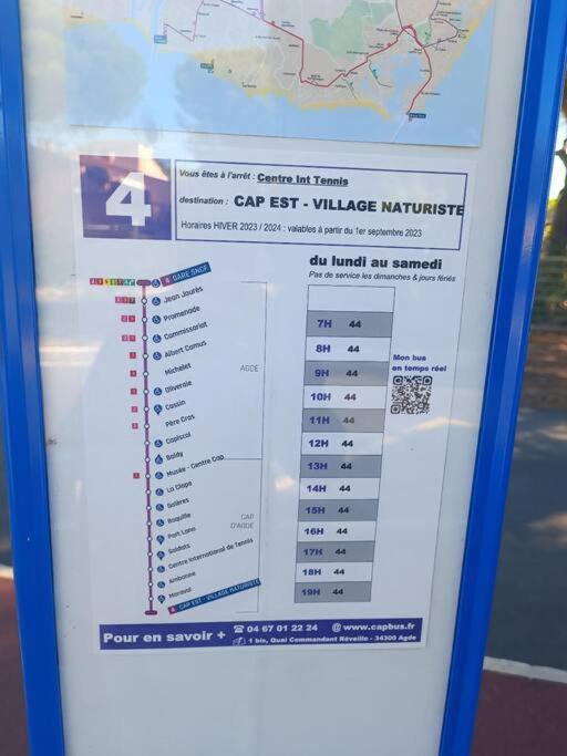 Studio Au Cap D'Agde Dans Les Pinedes Kültér fotó